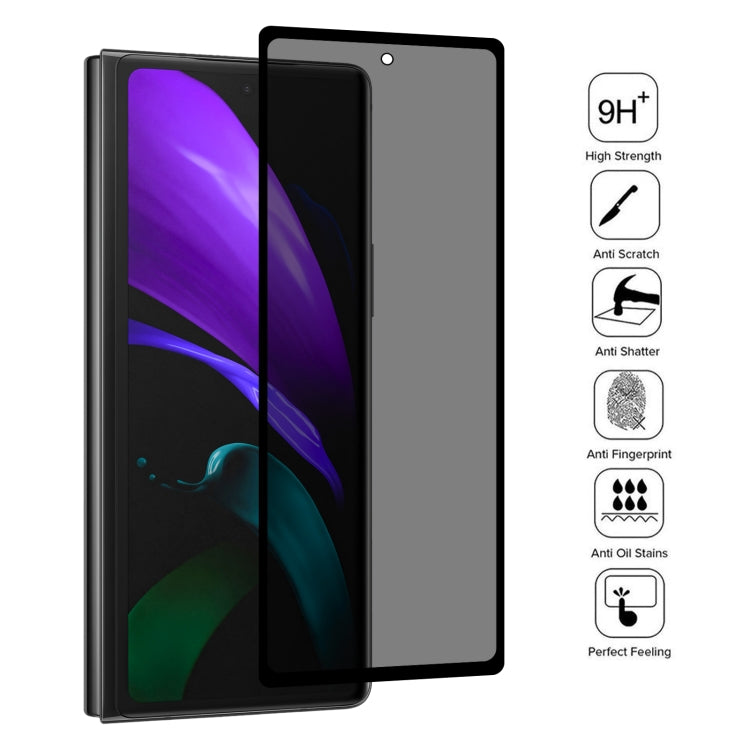 Full Cover Anti-peeping Tempered Glass Film For Samsung Galaxy Z Fold2 5G - Galaxy Tempered Glass by PMC Jewellery | Online Shopping South Africa | PMC Jewellery