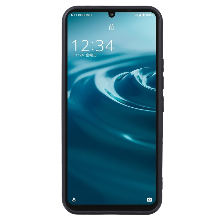 For Sharp Aquos Sense 6 TPU Phone Case(Black) - More Brand by PMC TechLife | Online Shopping South Africa | PMC TechLife