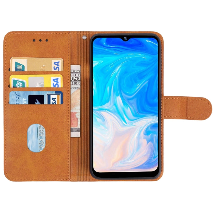 For DOOGEE N40 Pro Leather Phone Case(Brown) - Doogee Cases by PMC Jewellery | Online Shopping South Africa | PMC Jewellery | Buy Now Pay Later Mobicred