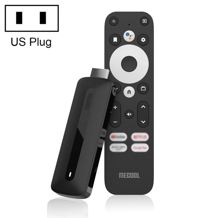 Mecool KD3 4K TV Stick, Android 11 Amlogic S905Y4 CPU 2GB+8GB with RC(US Plug) - Amlogic S905 by MECOOL | Online Shopping South Africa | PMC Jewellery | Buy Now Pay Later Mobicred