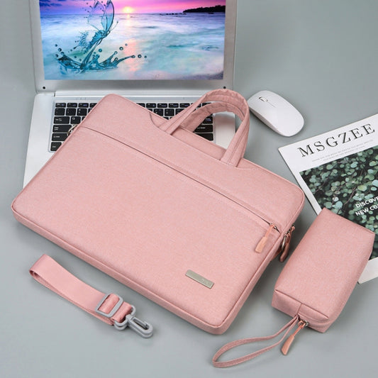 Handbag Laptop Bag Inner Bag with Shoulder Strap/Power Bag, Size:15.6 inch(Pink) - Other by PMC Jewellery | Online Shopping South Africa | PMC Jewellery | Buy Now Pay Later Mobicred