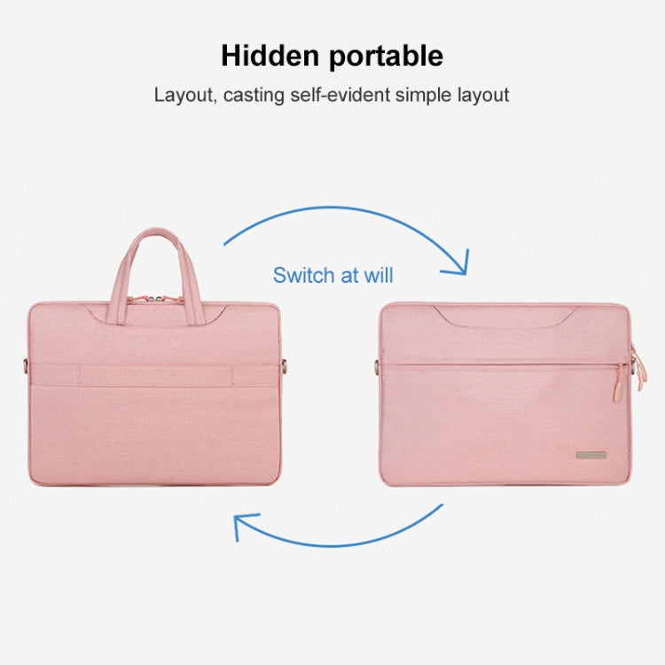 Handbag Laptop Bag Inner Bag with Shoulder Strap/Power Bag, Size:15.6 inch(Pink) - Other by PMC Jewellery | Online Shopping South Africa | PMC Jewellery | Buy Now Pay Later Mobicred