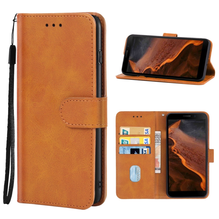 For Doogee S61/S61 Pro Leather Phone Case(Brown) - Doogee Cases by PMC Jewellery | Online Shopping South Africa | PMC Jewellery | Buy Now Pay Later Mobicred