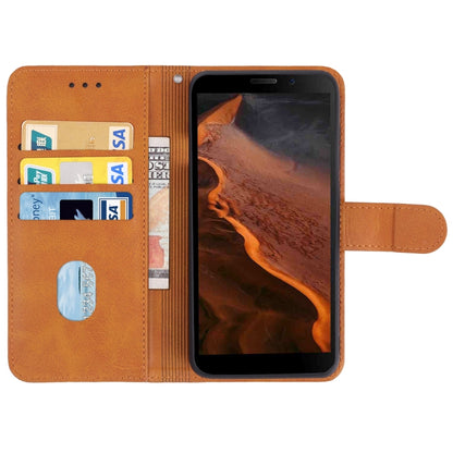 For Doogee S61/S61 Pro Leather Phone Case(Brown) - Doogee Cases by PMC Jewellery | Online Shopping South Africa | PMC Jewellery | Buy Now Pay Later Mobicred