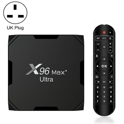 H96 Max+ Ultra 4GB+32GB Amlogic S905X4 8K Smart TV BOX Android 11.0 Media Player, Plug Type:UK Plug - Others by PMC Jewellery | Online Shopping South Africa | PMC Jewellery | Buy Now Pay Later Mobicred