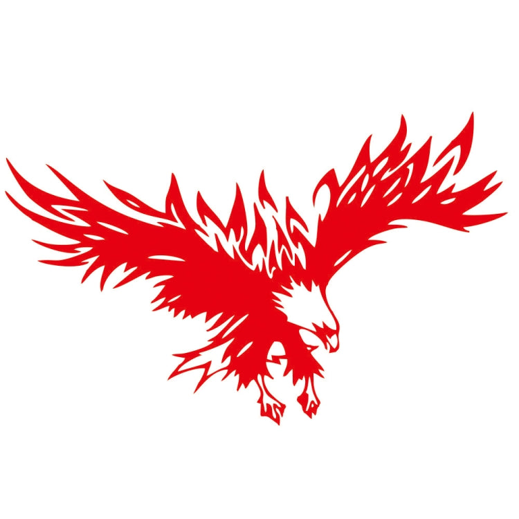 D-733 Eagle Pattern Car Modified Hood Decorative Sticker(Red) - Decorative Sticker by PMC Jewellery | Online Shopping South Africa | PMC Jewellery | Buy Now Pay Later Mobicred