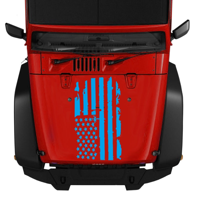 D-778 American Flag Pattern Car Modified Decorative Sticker(Blue) - Decorative Sticker by PMC Jewellery | Online Shopping South Africa | PMC Jewellery | Buy Now Pay Later Mobicred