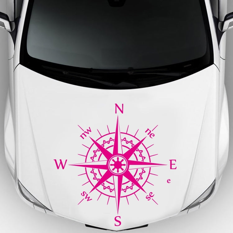 D-863 Compass Pattern Car Modified Decorative Sticker(Purple) - Decorative Sticker by PMC TechLife | Online Shopping South Africa | PMC TechLife | Buy Now Pay Later Mobicred