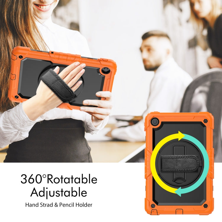 For Lenovo Tab M10 Plus 10.6 3rd Gen 2022 Silicone + PC Tablet Case(Orange) - Lenovo by PMC TechLife | Online Shopping South Africa | PMC TechLife | Buy Now Pay Later Mobicred