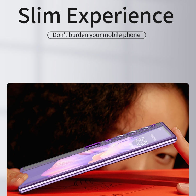 For Huawei Mate Xs 2 TPU Electroplating Full Coverage Protective Phone Case(Silver) - Huawei Cases by PMC TechLife | Online Shopping South Africa | PMC TechLife | Buy Now Pay Later Mobicred