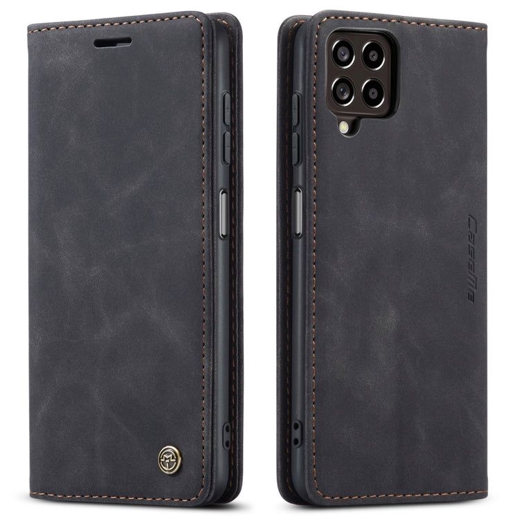 For Samsung Galaxy M33 5G CaseMe 013 Multifunctional Horizontal Flip Leather Phone Case(Black) - Galaxy Phone Cases by CaseMe | Online Shopping South Africa | PMC Jewellery | Buy Now Pay Later Mobicred