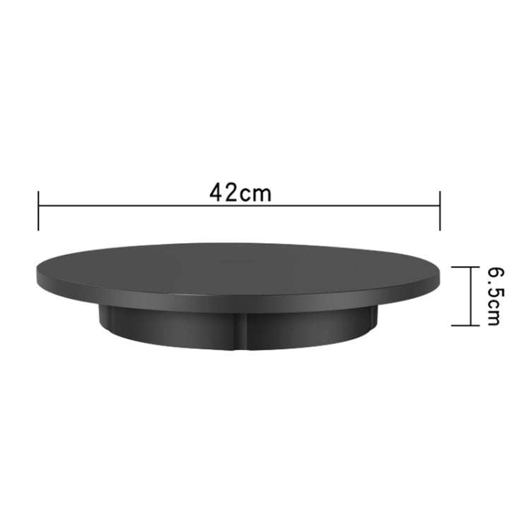 42cm Charging Rotating Display Stand Video Shooting Turntable, Load: 100kg, Power Plug:US Plug(Black) -  by PMC TechLife | Online Shopping South Africa | PMC TechLife | Buy Now Pay Later Mobicred