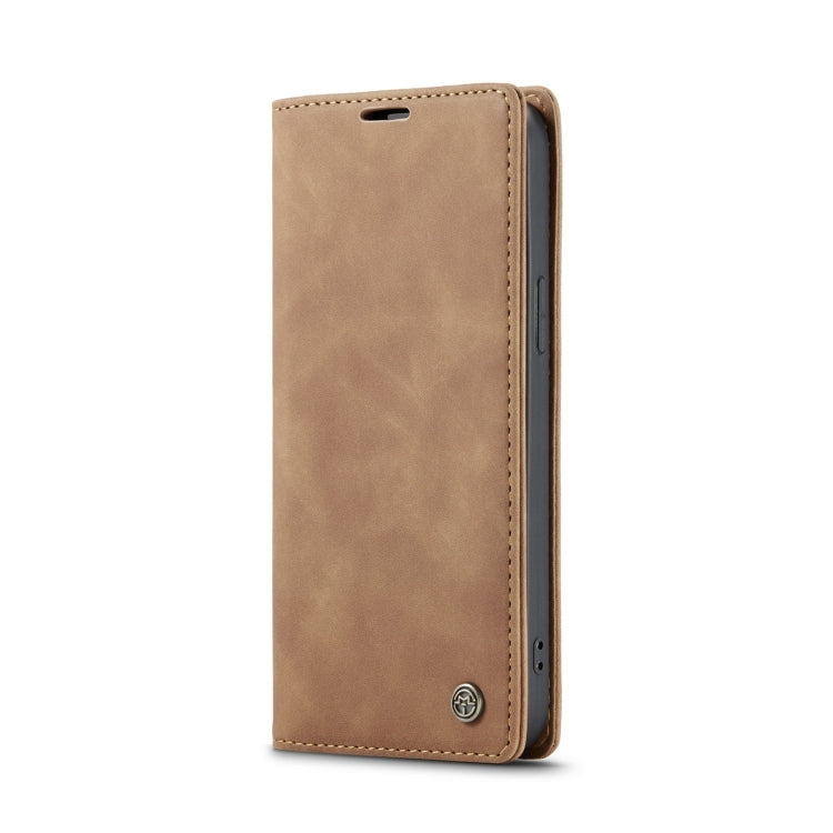 For iPhone 14 Plus CaseMe-013 Multifunctional Retro Frosted Leather Phone Case (Brown) - iPhone 14 Plus Cases by CaseMe | Online Shopping South Africa | PMC Jewellery | Buy Now Pay Later Mobicred