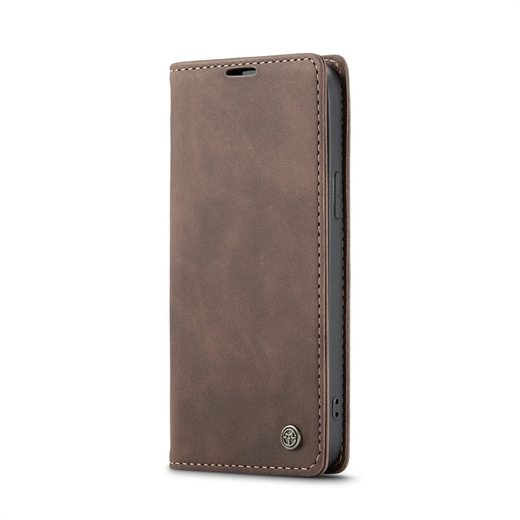 For iPhone 14 Pro Max CaseMe-013 Multifunctional Retro Frosted Leather Phone Case (Coffee) - iPhone 14 Pro Max Cases by CaseMe | Online Shopping South Africa | PMC Jewellery | Buy Now Pay Later Mobicred