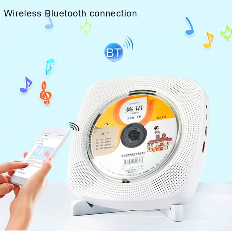 Kecag KC-609 Wall Mounted Home DVD Player Bluetooth CD Player, Specification:DVD/CD+Connectable TV + Charging Version(Black) - free shipping - PMC Jewellery - Order now!