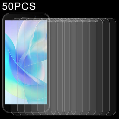 50 PCS 0.26mm 9H 2.5D Tempered Glass Film For Doogee X97 Pro - For Doogee by PMC Jewellery | Online Shopping South Africa | PMC Jewellery | Buy Now Pay Later Mobicred