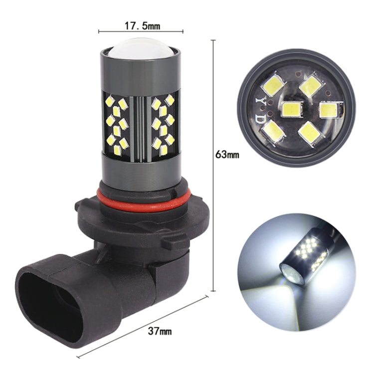 1 Pair 9006 12V 7W Continuous Car LED Fog Light(White Light) - Fog / Driving Lights by PMC TechLife | Online Shopping South Africa | PMC TechLife | Buy Now Pay Later Mobicred