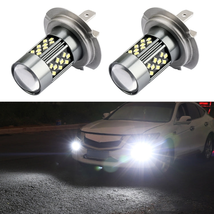 1 Pair H7 12V 7W Continuous Car LED Fog Light(White Light) - Fog / Driving Lights by PMC Jewellery | Online Shopping South Africa | PMC Jewellery | Buy Now Pay Later Mobicred