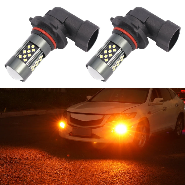 1 Pair 9006 12V 7W Strobe Car LED Fog Light(Orange Light) - free shipping - PMC TechLife - Order now!