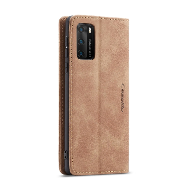 For Huawei P40 CaseMe-013 Multifunctional Horizontal Flip Leather Case with Card Slot & Holder & Wallet(Brown) - Huawei Cases by CaseMe | Online Shopping South Africa | PMC Jewellery | Buy Now Pay Later Mobicred