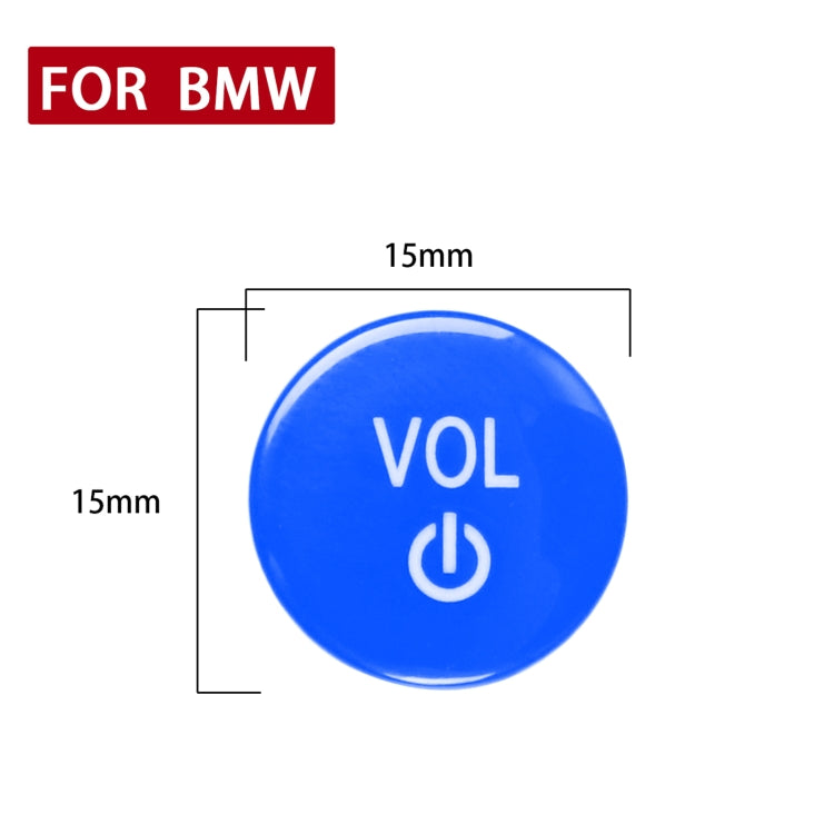 Car Audio Volume Button for BMW X7 G07 2019+, Left and Right Drive(Blue) - Car Interior Mouldings by PMC Jewellery | Online Shopping South Africa | PMC Jewellery | Buy Now Pay Later Mobicred