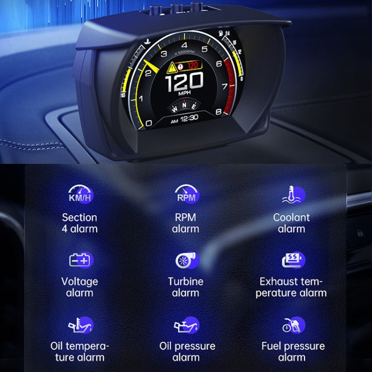 A700 Car 3.5 inch OBDII + MEMS + GPS Head-Up Display System - Head Up Display System by PMC TechLife | Online Shopping South Africa | PMC TechLife | Buy Now Pay Later Mobicred