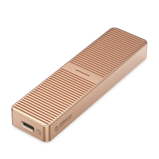 ORICO M221C3-RG M.2 NGFF 6Gbps SSD Enclosure(Gold) - External Hard Drives by ORICO | Online Shopping South Africa | PMC Jewellery | Buy Now Pay Later Mobicred