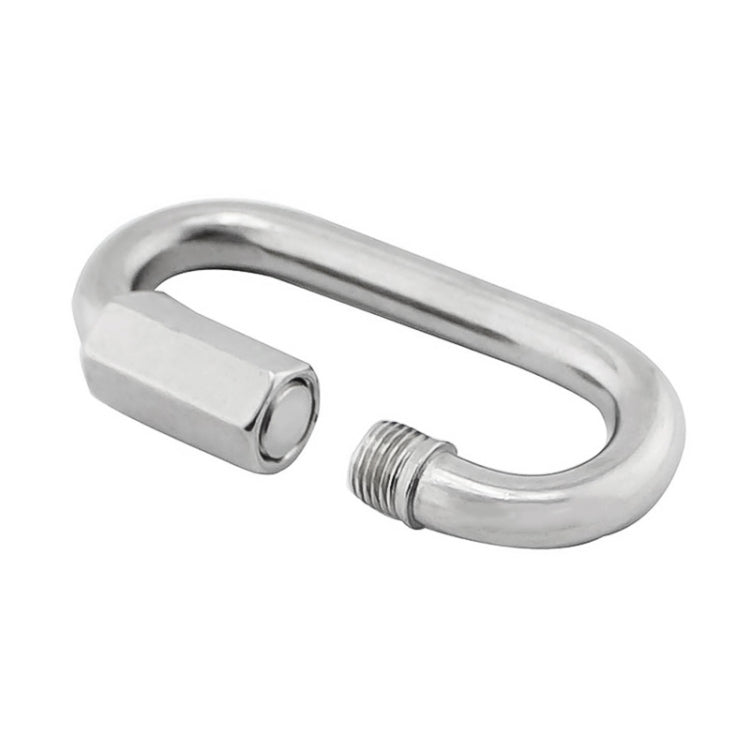2 PCS 8mm 304 Stainless Steel Quick Connect Ring Runway Buckle - Hooks by PMC TechLife | Online Shopping South Africa | PMC TechLife | Buy Now Pay Later Mobicred