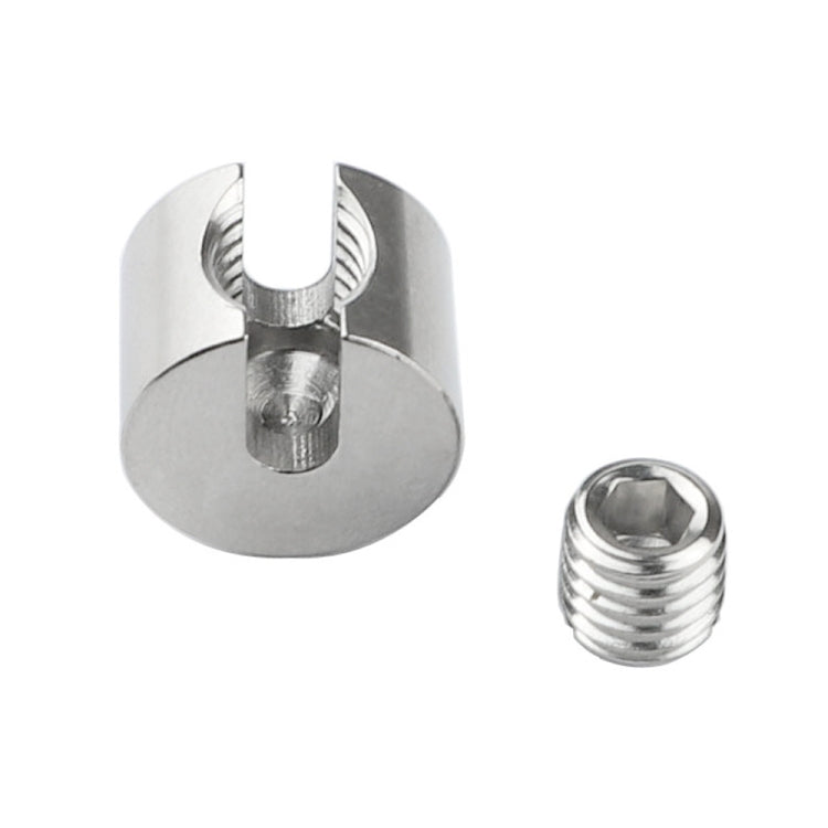 2 PCS M8x3 316 Stainless Steel Garden Wire Rope Fixed Clip - Garden Hand Tools by PMC TechLife | Online Shopping South Africa | PMC TechLife