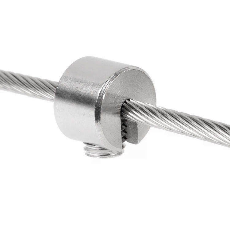 2 PCS M8x3 316 Stainless Steel Garden Wire Rope Fixed Clip - Garden Hand Tools by PMC TechLife | Online Shopping South Africa | PMC TechLife