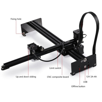 NEJE MASTER 3 Plus Laser Engraver with N40630 Laser Module(EU Plug) - DIY Engraving Machines by NEJE | Online Shopping South Africa | PMC Jewellery | Buy Now Pay Later Mobicred