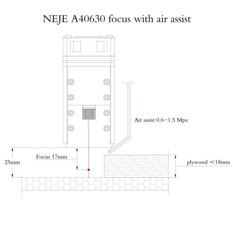 NEJE MASTER 3 Plus Laser Engraver with A40630 Laser Module(EU Plug) - free shipping - PMC Jewellery - Order now!