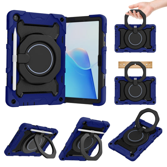 For Huawei MatePad T 10s / T10 Armor Contrast Color Silicone + PC Tablet Case(Dark Blue) - Huawei by PMC Jewellery | Online Shopping South Africa | PMC Jewellery | Buy Now Pay Later Mobicred