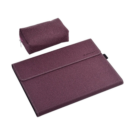 For Microsoft Surface Pro 9 All-Inclusive Drop Tablet PC Case With Power Pack(Wine Red) - Others by PMC Jewellery | Online Shopping South Africa | PMC Jewellery | Buy Now Pay Later Mobicred