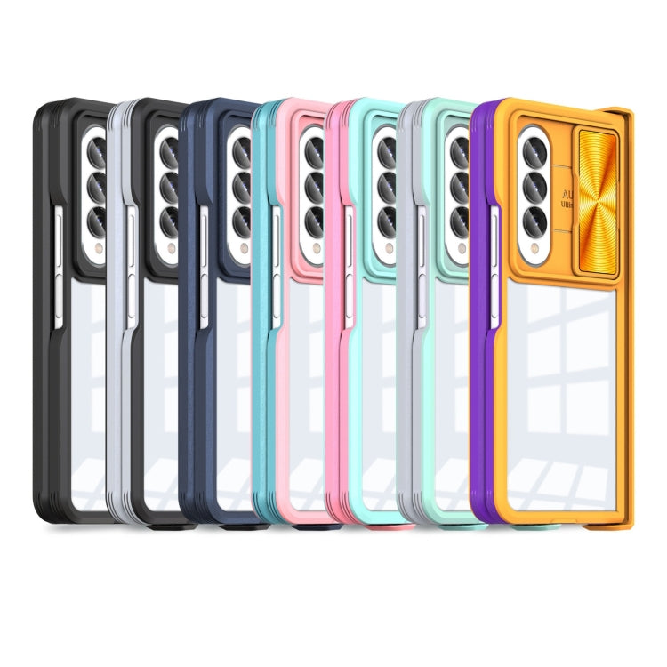 For Samsung Galaxy Z Fold4 360 Full Body Sliding Camshield Phone Case(Black) - Galaxy Z Fold4 5G Cases by PMC TechLife | Online Shopping South Africa | PMC TechLife