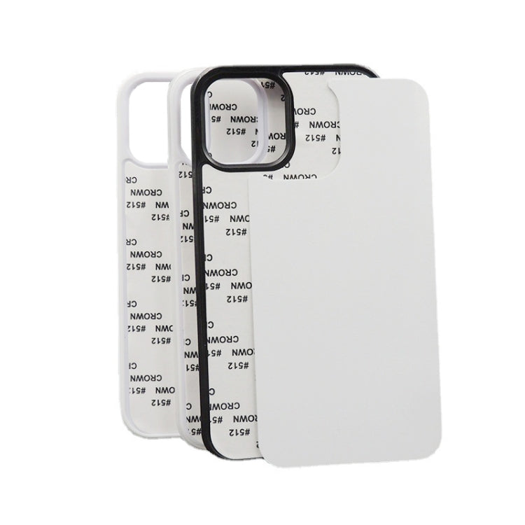 For iPhone 14 Plus 10 PCS  2D Blank Sublimation Phone Case(Black) - iPhone 14 Plus Cases by PMC TechLife | Online Shopping South Africa | PMC TechLife