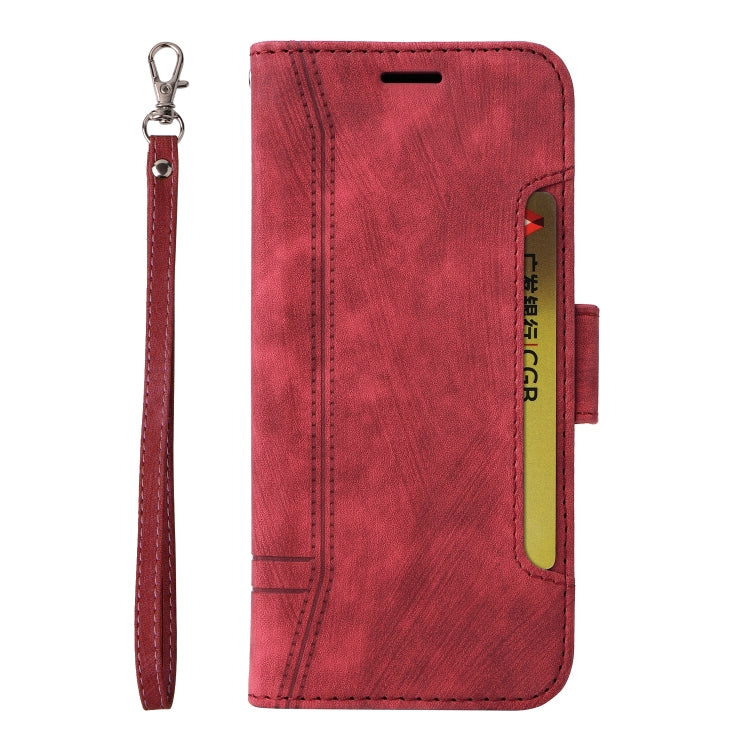 For Nothing Phone 1 BETOPNICE Dual-side Buckle Leather Phone Case(Red) - More Brand by BETOPNICE | Online Shopping South Africa | PMC Jewellery | Buy Now Pay Later Mobicred