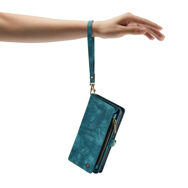 For iPhone 14 CaseMe 008 Detachable Multifunctional Leather Phone Case(Blue) - iPhone 14 Cases by CaseMe | Online Shopping South Africa | PMC Jewellery | Buy Now Pay Later Mobicred