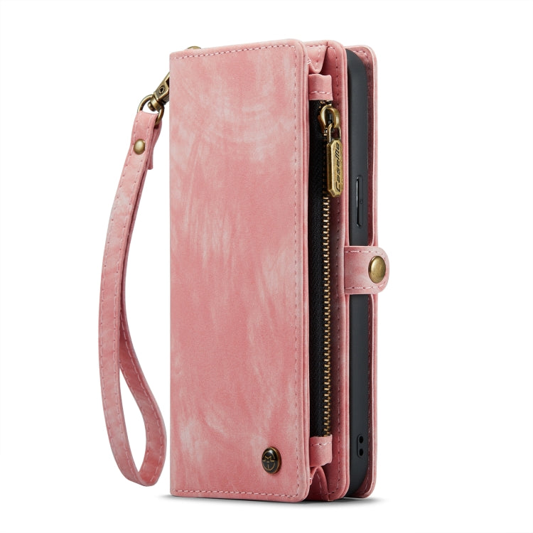 For iPhone 14 Pro Max CaseMe 008 Detachable Multifunctional Leather Phone Case(Pink) - iPhone 14 Pro Max Cases by CaseMe | Online Shopping South Africa | PMC Jewellery | Buy Now Pay Later Mobicred