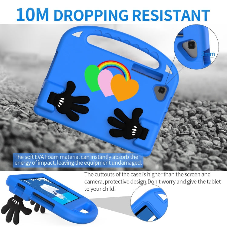 For Lenovo Tab M10 Plus Love Small Palm Holder EVA Tablet Case(Blue) - Lenovo by PMC TechLife | Online Shopping South Africa | PMC TechLife | Buy Now Pay Later Mobicred