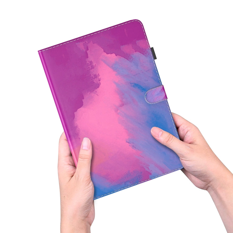 For Amazon Kindle Fire 7 2022 Watercolor Pattern Flip Leather Tablet Case(Purple Red) - Amazon by PMC TechLife | Online Shopping South Africa | PMC TechLife | Buy Now Pay Later Mobicred