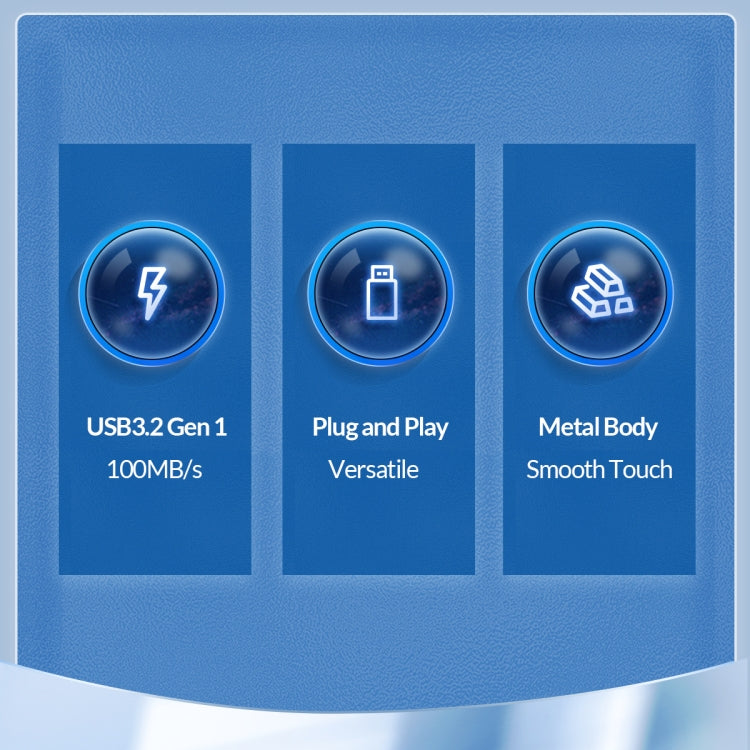 ORICO 256GB Type-C USB3.2 Gen1 USB Flash Drive, Read 260MB/s, Write 50MB/s (Silver) - free shipping - PMC Jewellery - Order now!