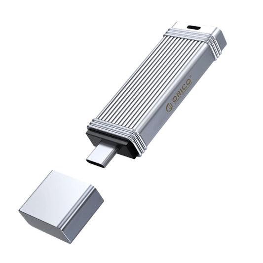 ORICO USB Flash Drive, Read: 100MB/s, Write: 50MB/s, Memory:64GB, Port:Type-C(Silver) - USB Flash Drives by ORICO | Online Shopping South Africa | PMC Jewellery | Buy Now Pay Later Mobicred