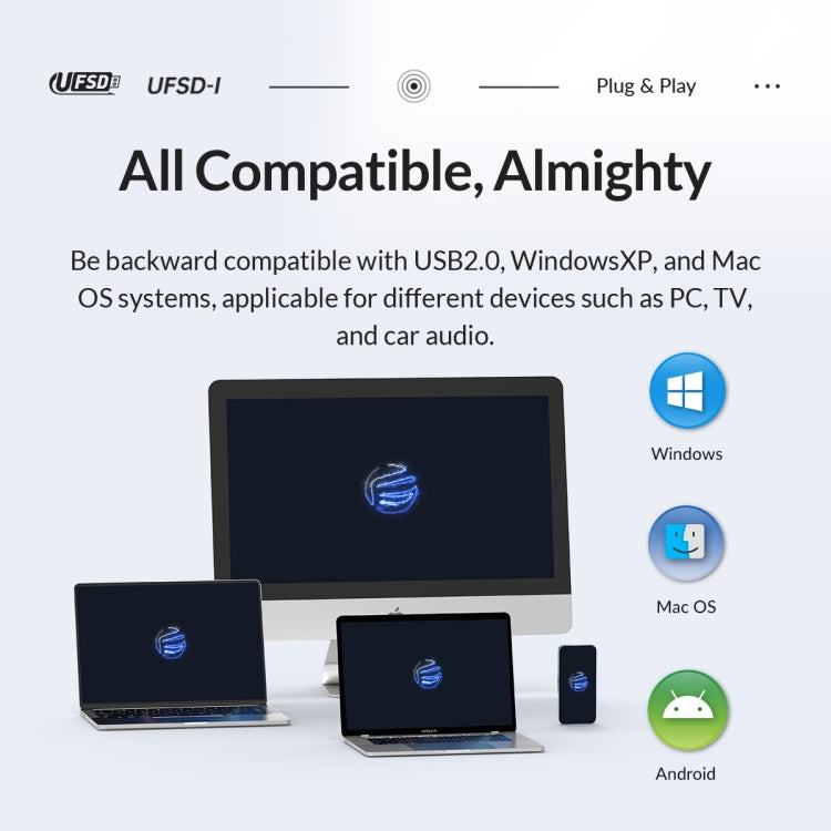 ORICO UFS Flash Drive, Read: 411MB/s, Write: 353MB/s, Memory:256GB, Port:USB-A(Silver) - free shipping - PMC Jewellery - Order now!