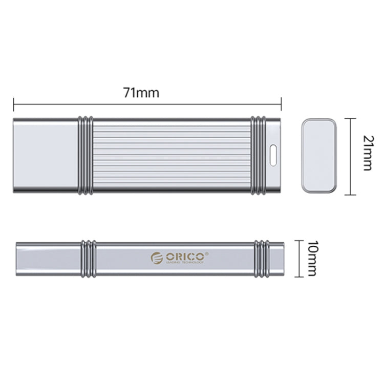 ORICO UFS Flash Drive, Read: 411MB/s, Write: 353MB/s, Memory:256GB, Port:USB-A(Silver) - free shipping - PMC Jewellery - Order now!