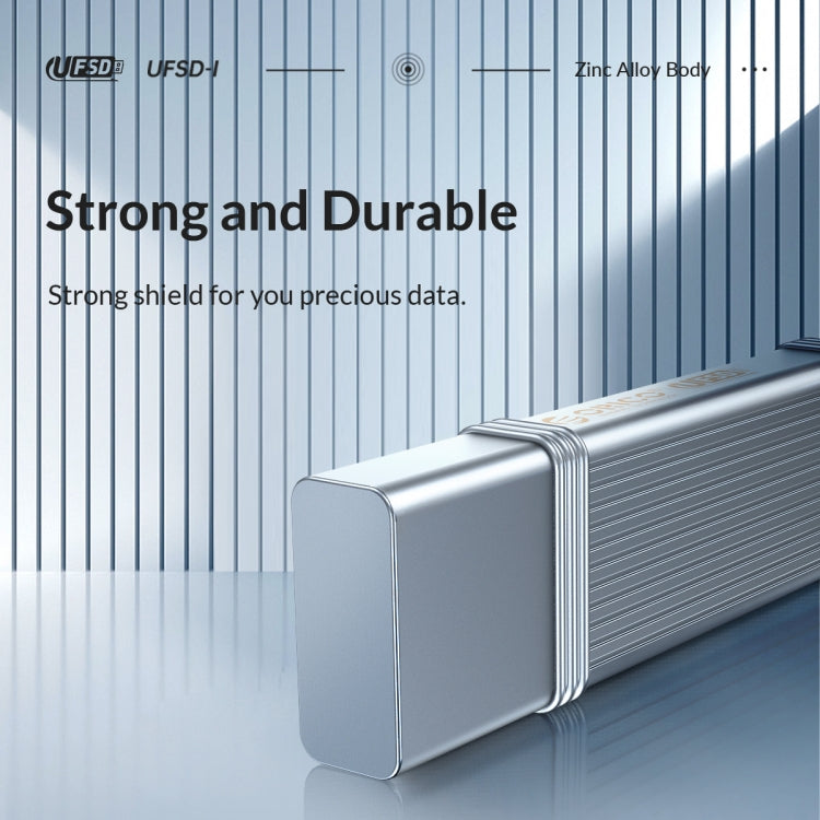ORICO UFS Flash Drive, Read: 411MB/s, Write: 353MB/s, Memory:256GB, Port:USB-A(Silver) - free shipping - PMC Jewellery - Order now!