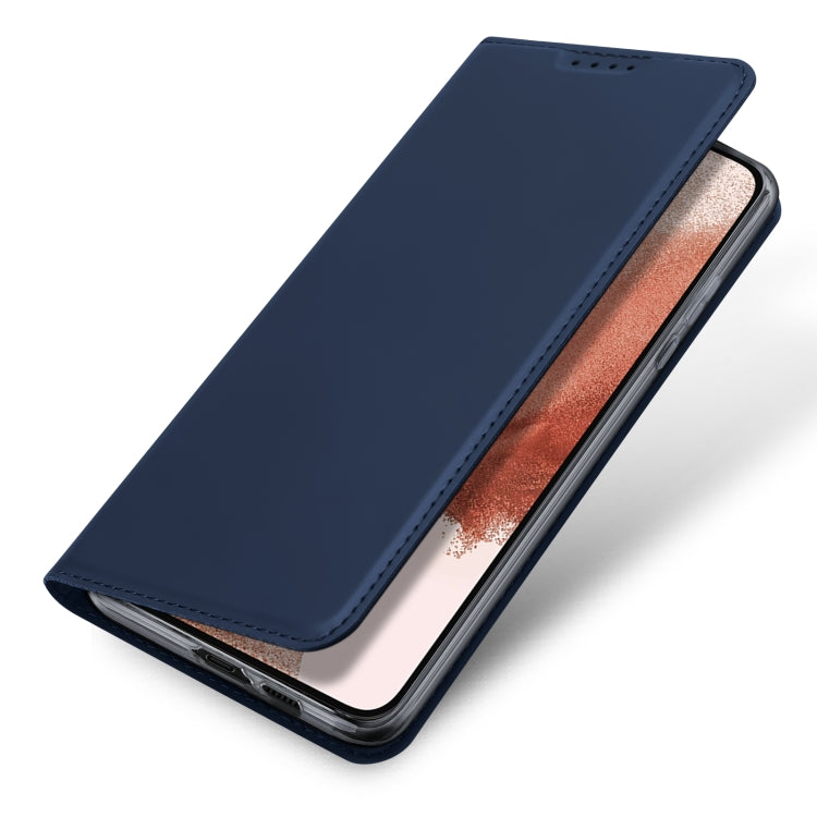 For Samsung Galaxy S23 5G DUX DUCIS Skin Pro Series Flip Leather Phone Case(Blue) - Galaxy S23 5G Cases by DUX DUCIS | Online Shopping South Africa | PMC Jewellery | Buy Now Pay Later Mobicred