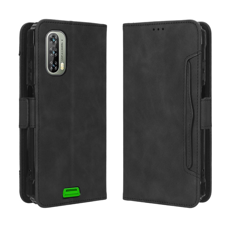 For Blackview BV7100 Skin Feel Calf Texture Card Slots Leather Phone Case(Black) - More Brand by PMC Jewellery | Online Shopping South Africa | PMC Jewellery | Buy Now Pay Later Mobicred