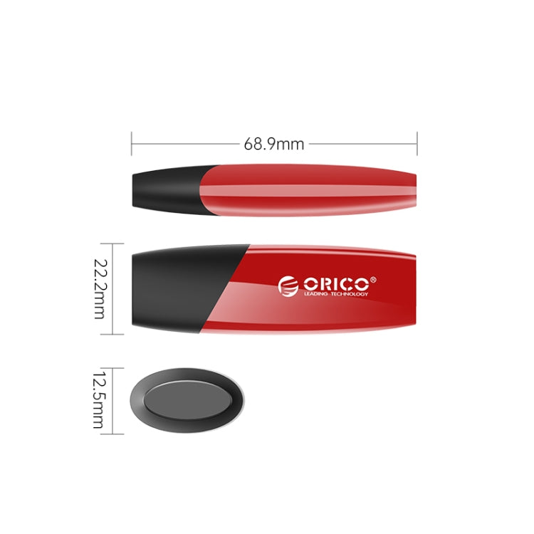 ORCIO USB3.0 U Disk Drive, Read: 260MB/s, Write: 15MB/s, Memory:256GB, Port:USB-A(Red) - free shipping - PMC Jewellery - Order now!