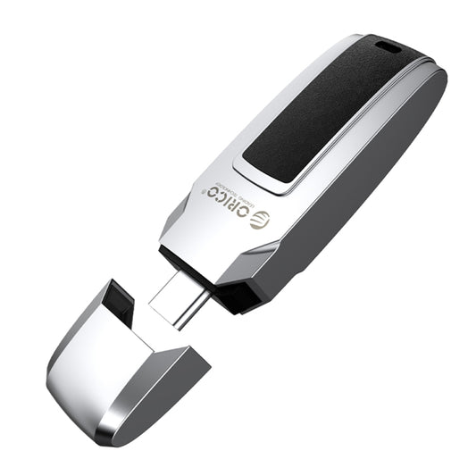 ORICO USB Flash Drive, Read: 100MB/s, Write: 50MB/s, Memory:32GB, Port:Type-C(Silver) - USB Flash Drives by ORICO | Online Shopping South Africa | PMC Jewellery | Buy Now Pay Later Mobicred